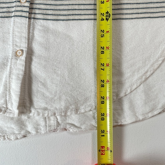 Anthropologie Holding Horses Monroe Striped Button Down Oversized Top Size M/L - Picture 12 of 12